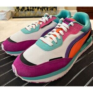 Women's Puma CITY RIDER HYPNOTIZE Sneakers [387120-01] Shoes Size 10 Shoes